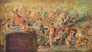 Peter Paul Rubens, Die Blute Frankreichs unter der Regentschaft Marias von Medici, Skizze
